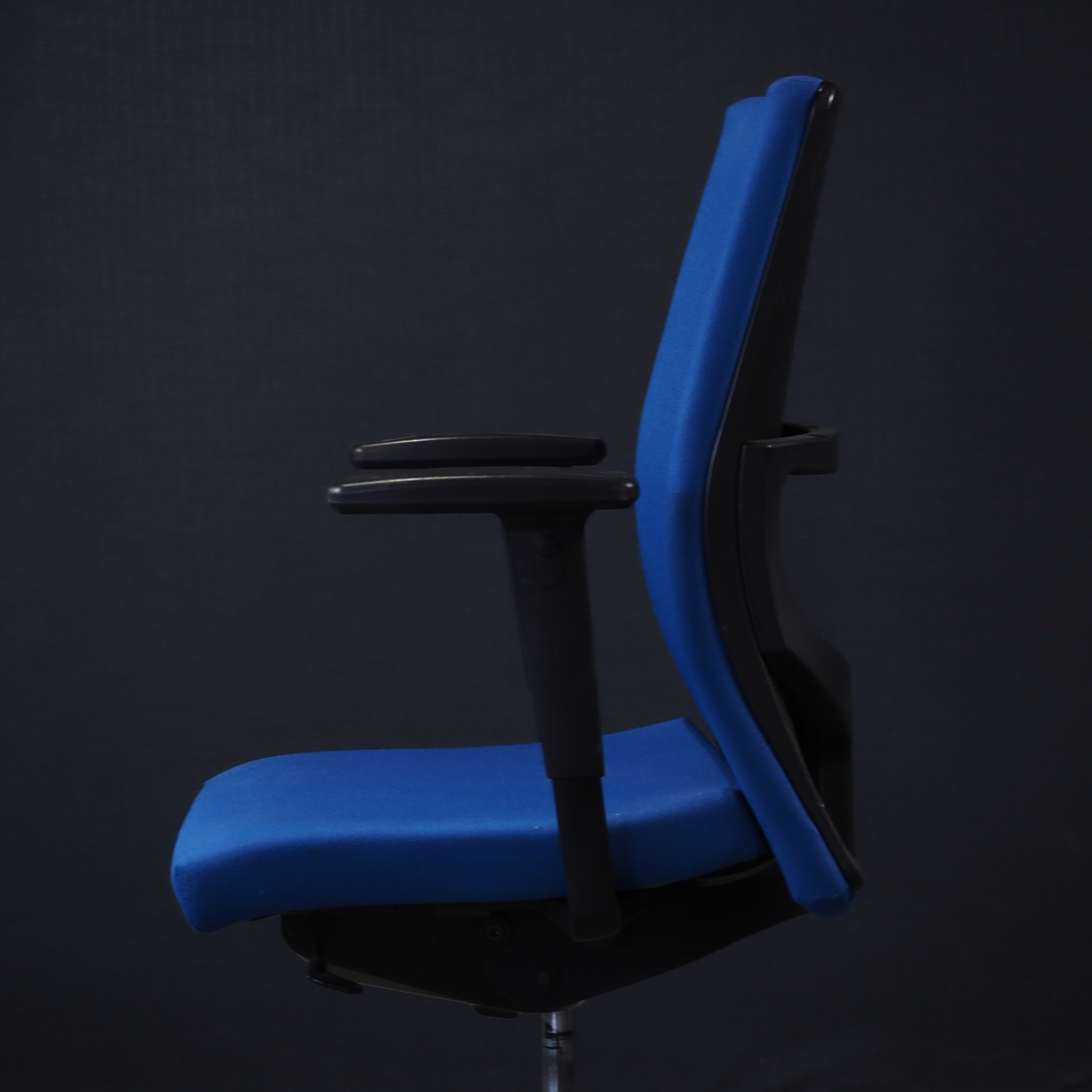 Blue office armchair by Haworth