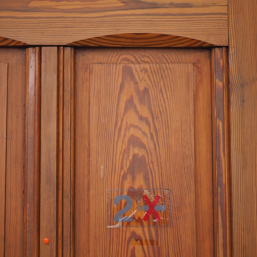 Door in solid wood - Left