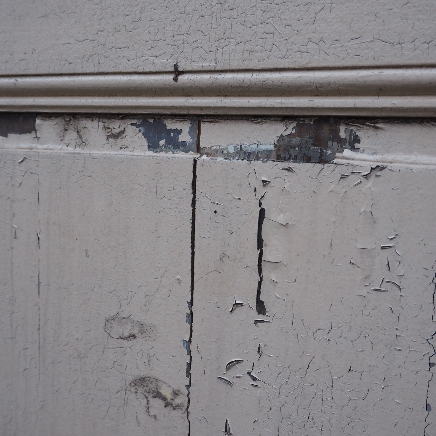 Double door in painted wood (H. 217,5 x W. 141 cm) - Right