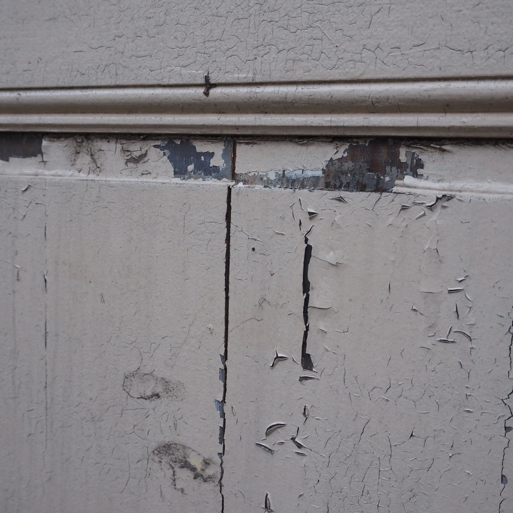 Double door in painted wood (H. 217,5 x W. 141 cm) - Right