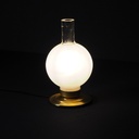 Night light 'Tristan' in brass and frosted glass