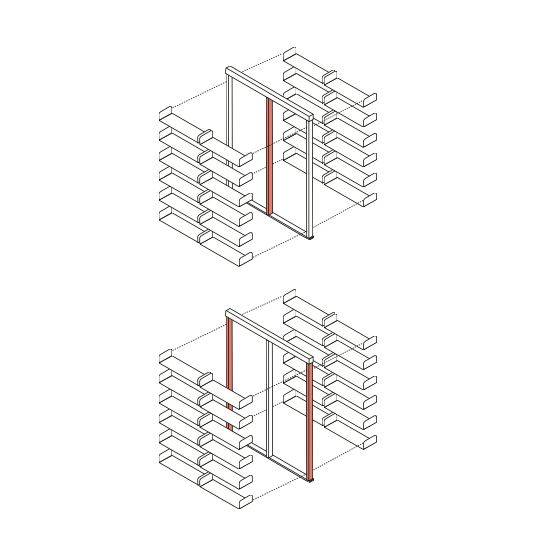 Small shelf by Moens (Snead) from 'Book Tower' by Henri Van de Velde (ca. 1936)