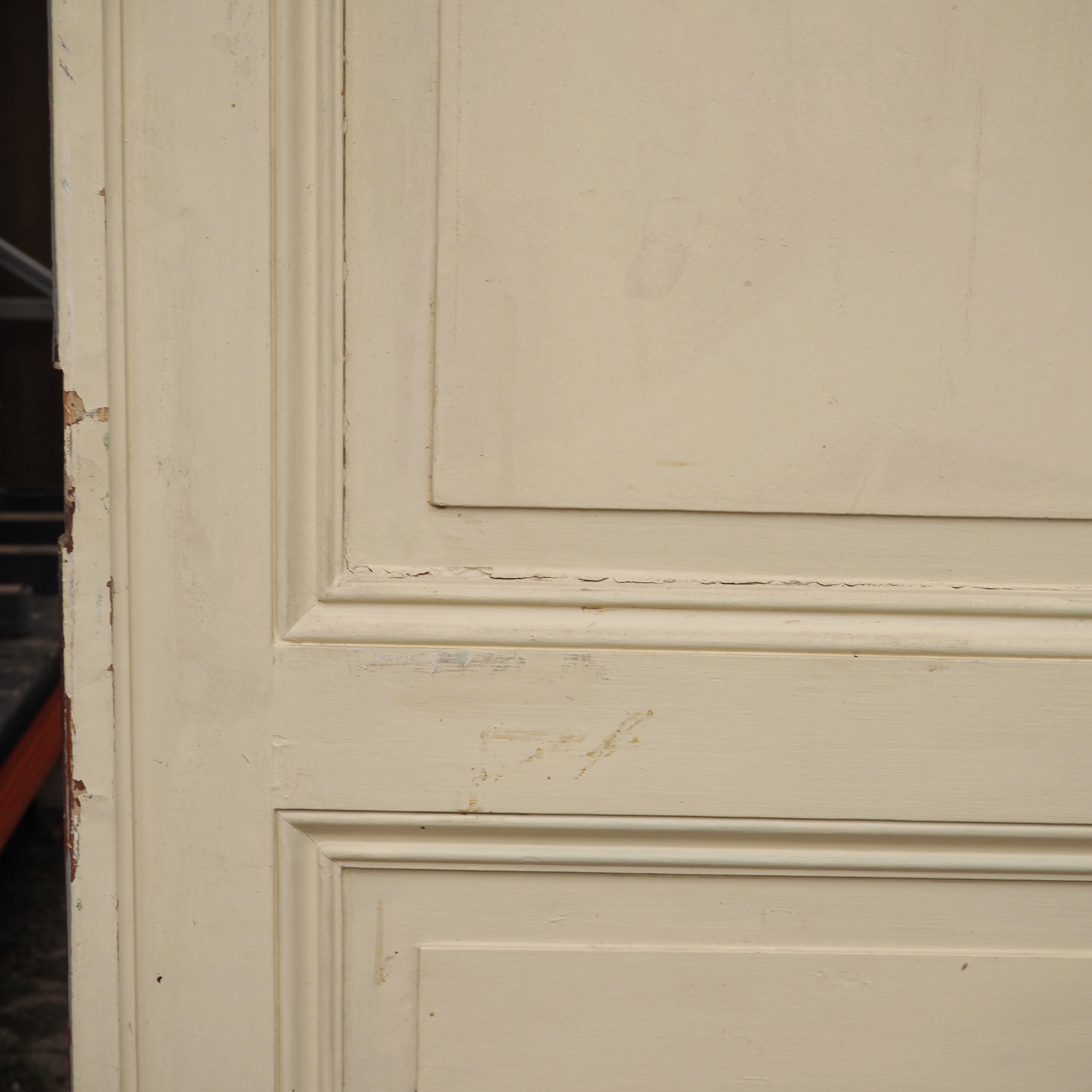 Door in painted wood (H. 219 x W. 81 cm) - Right