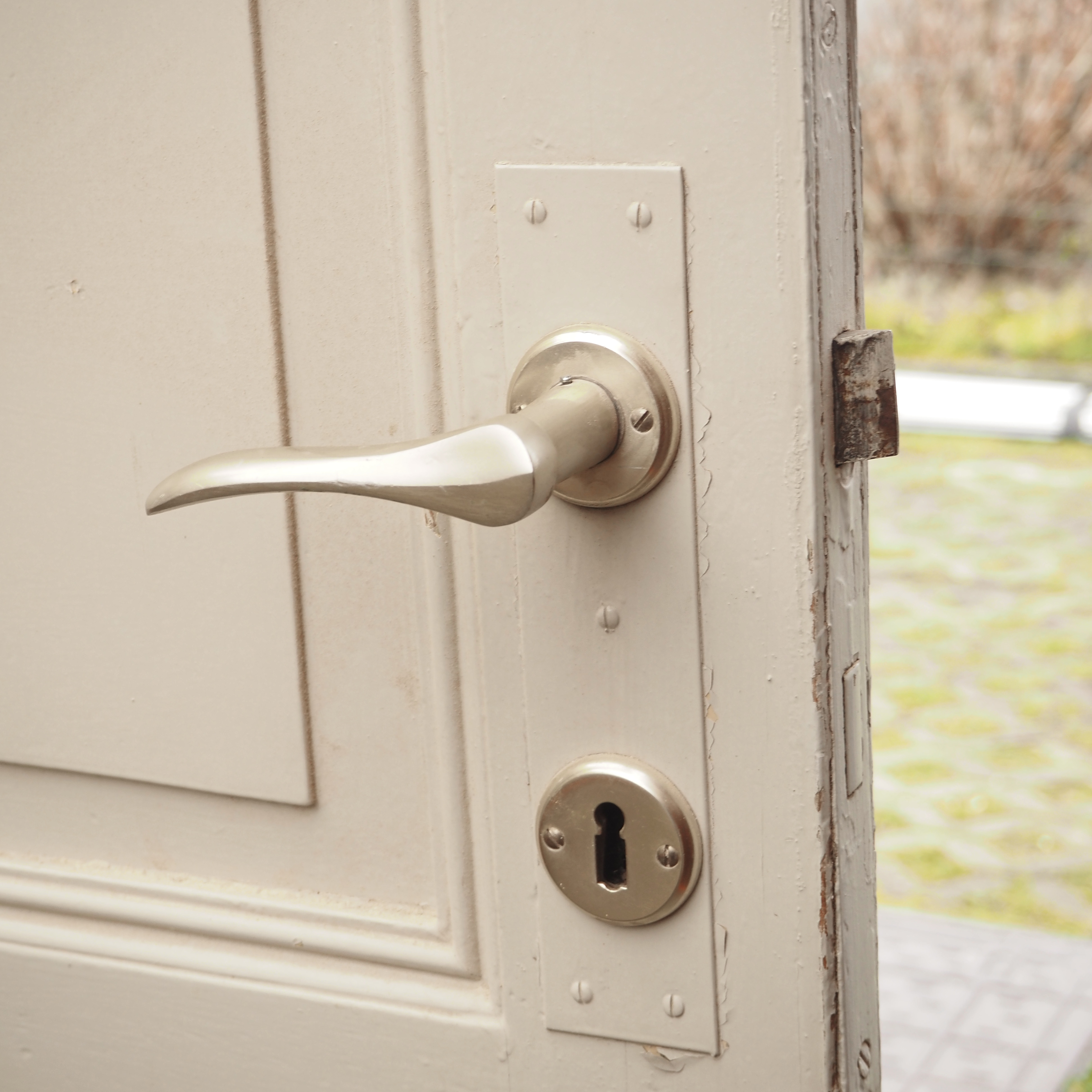Door in painted wood (H. 213 x W. 82 cm) - Left