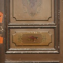 Door in hand-painted wood (H. 219,5 x W. 94 cm) - Left