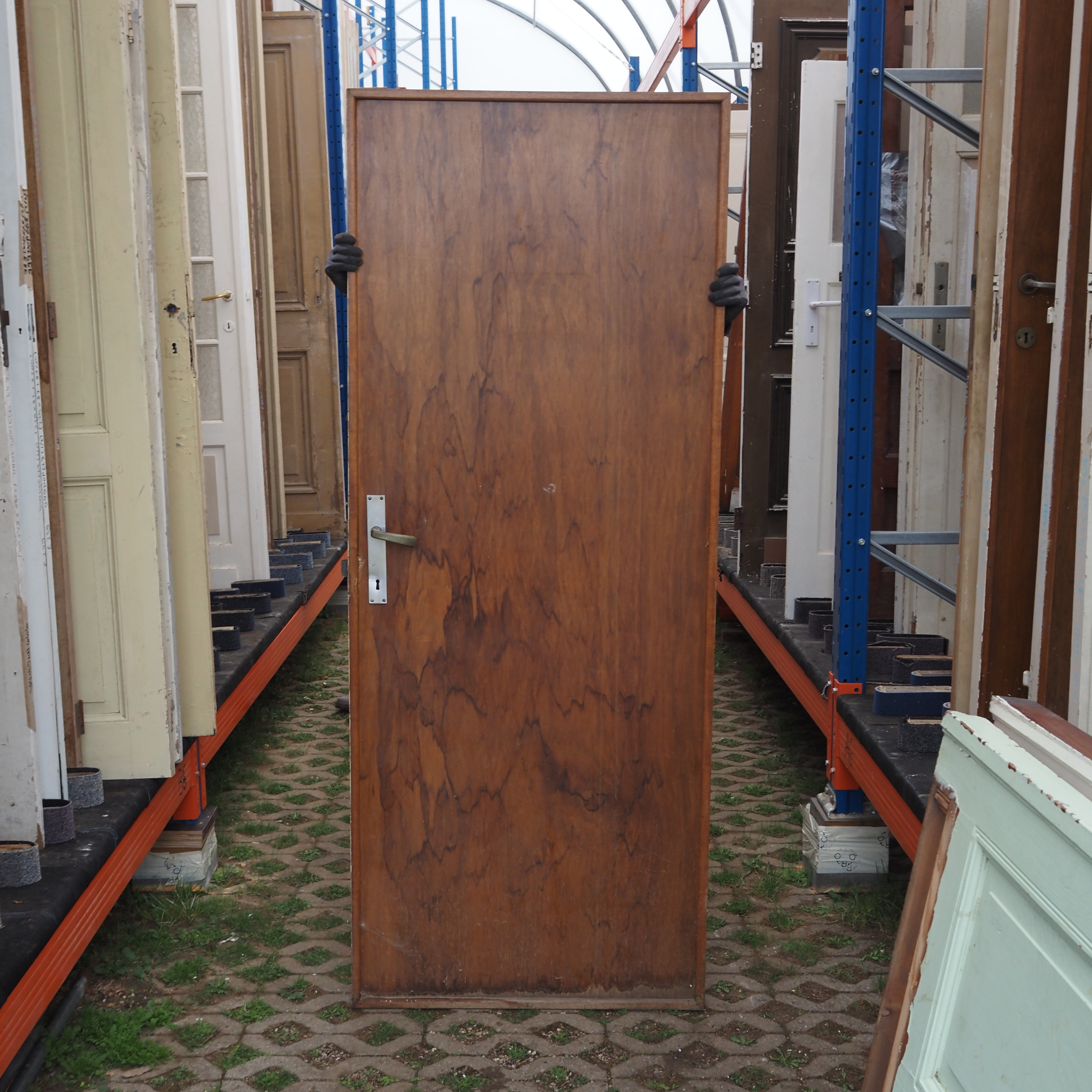 Door in painted wood (H. 203 x W. 80 cm) - Right