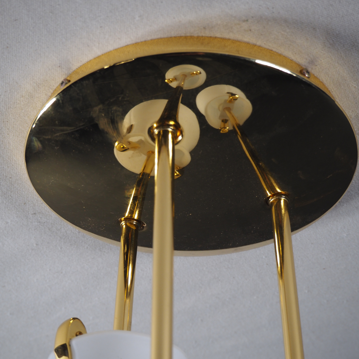 Ceiling light with opaline glass by Milan (copy)