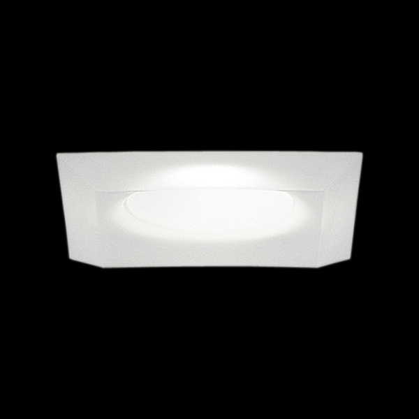 Recessed light 'Mira 2' in frosted glass by Leucos