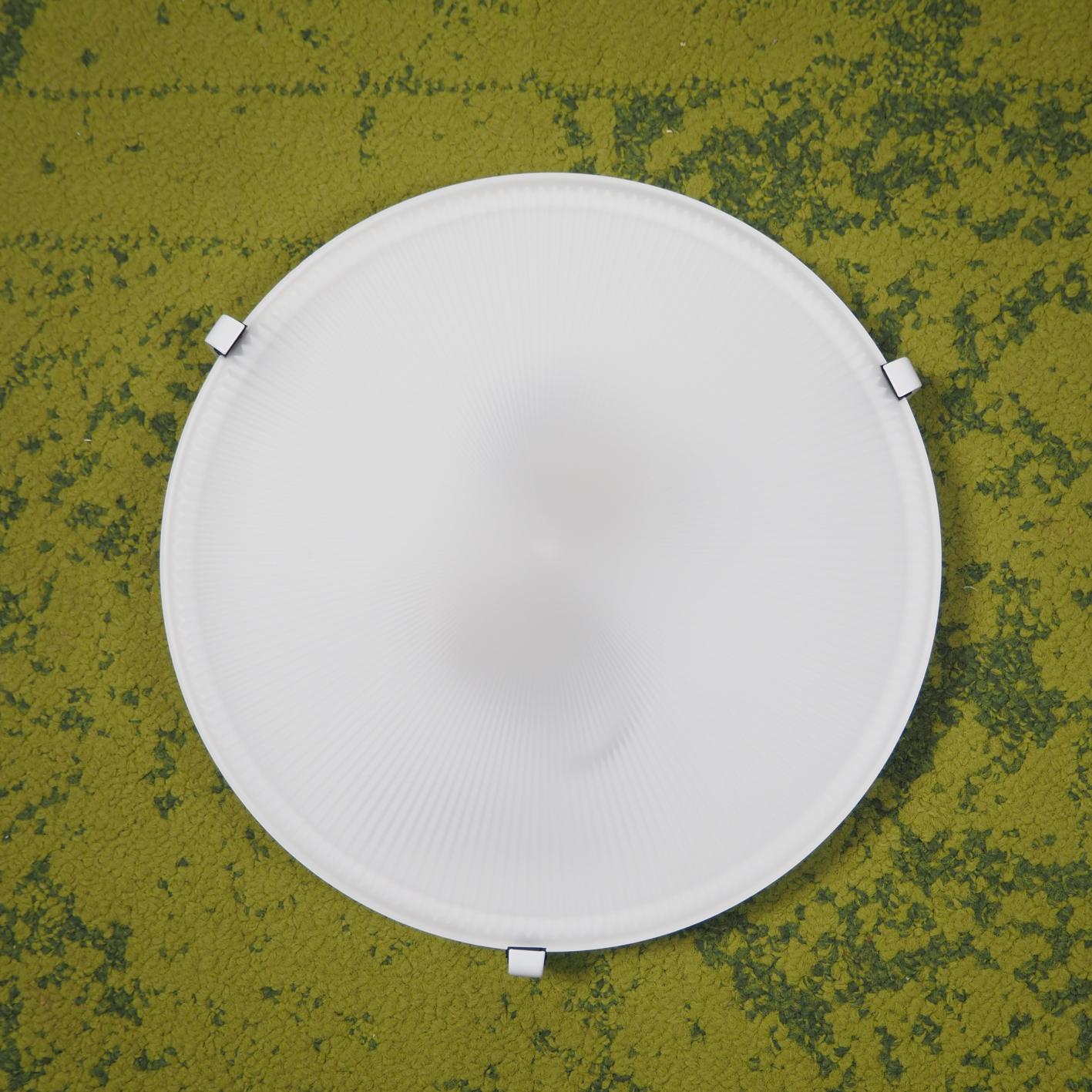 Ceiling light 'MI5205' in frosted textured glass by Milan - White (⌀ 35 cm)
