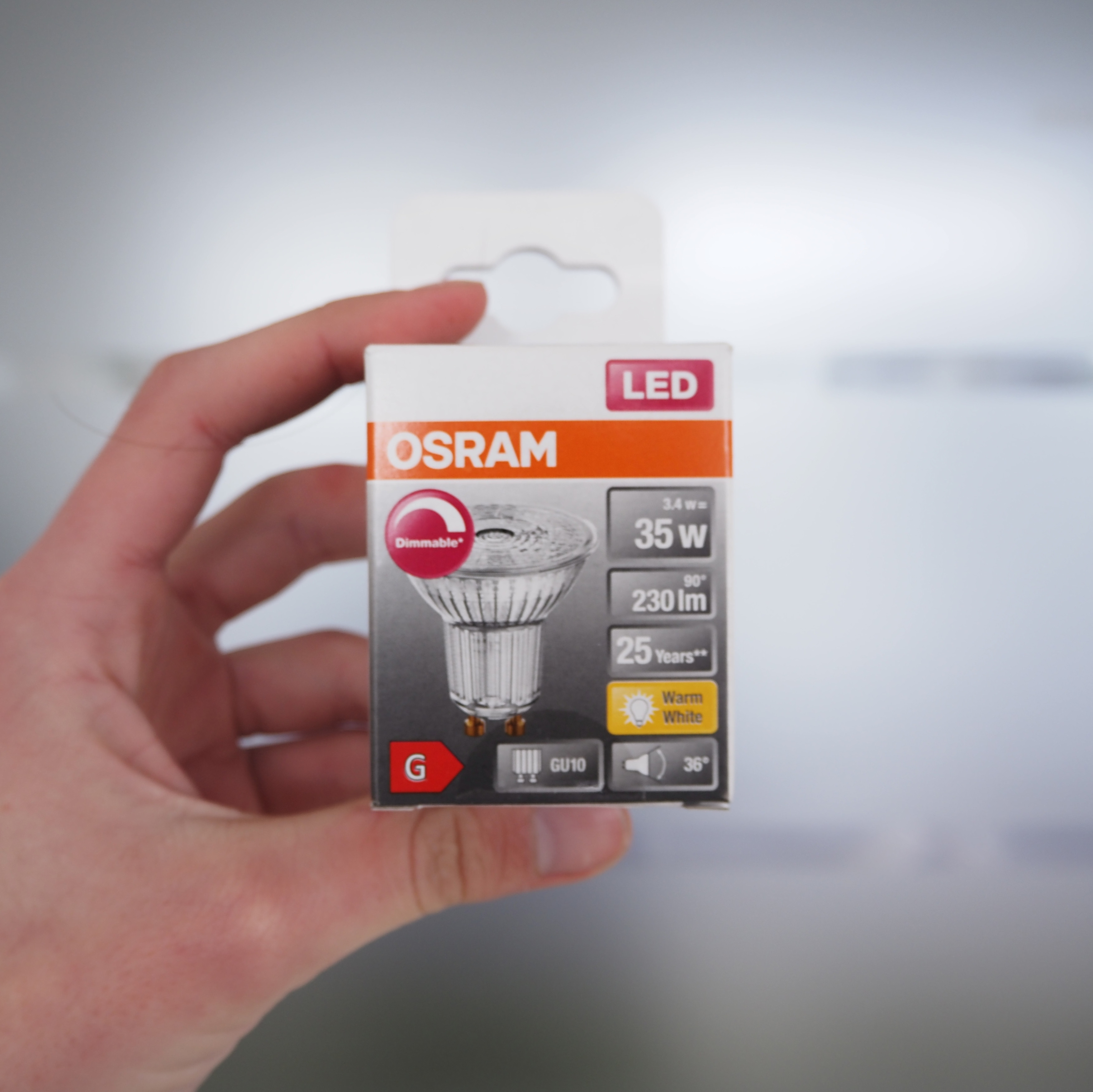 Bulb &quot;Led Superstar PAR16 35 36°&quot; by Osram (GU10, dimmable)