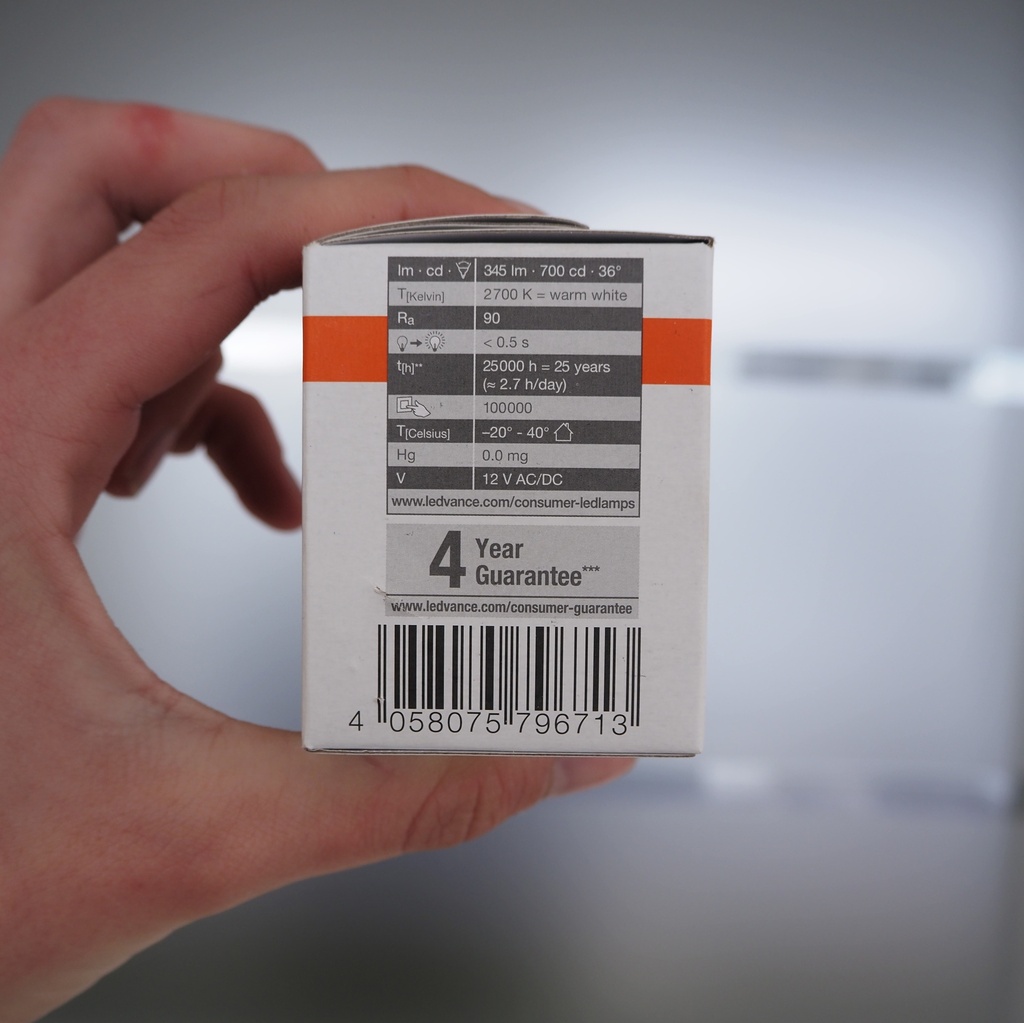 Bulb "Led Superstar MR16 35 36°" by Osram (GU5,3, dimmable)