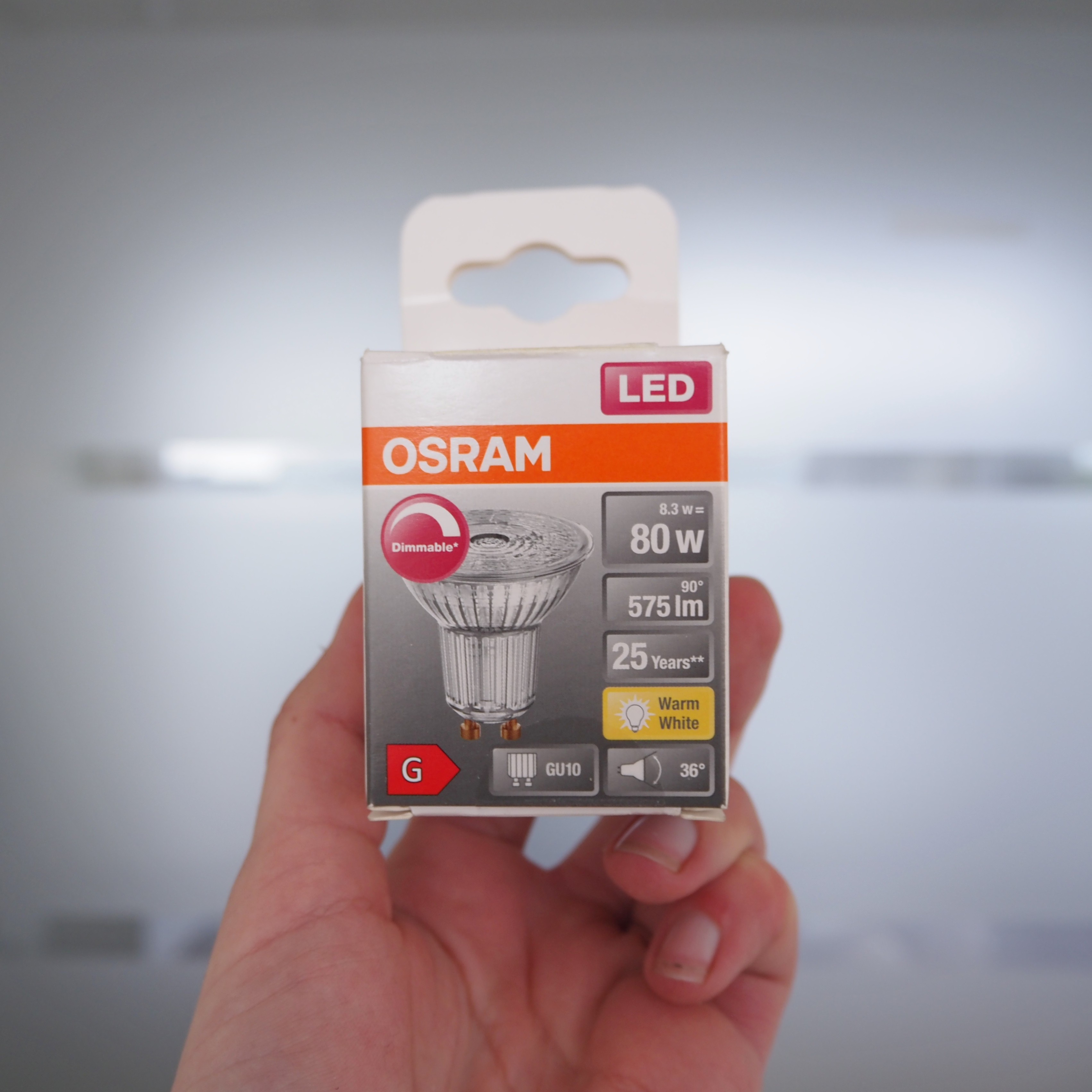 Bulb &quot;Led Superstar PAR16 80 36°&quot; by Osram (GU10, dimmable)