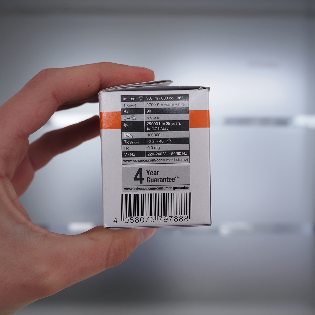 Bulb "Led superstar PAR16 60 36°" by Osram (GU10, Dimmable)