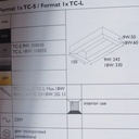 Wall light 'Format' by Modular ca. 1999 (small and large)