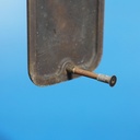 Cabinet handle in solid bronze by Jules Wabbes (ca. 1970)