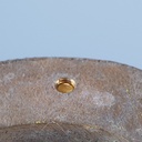 Letter in solid bronze by Jules Wabbes (ca. 1970) - n