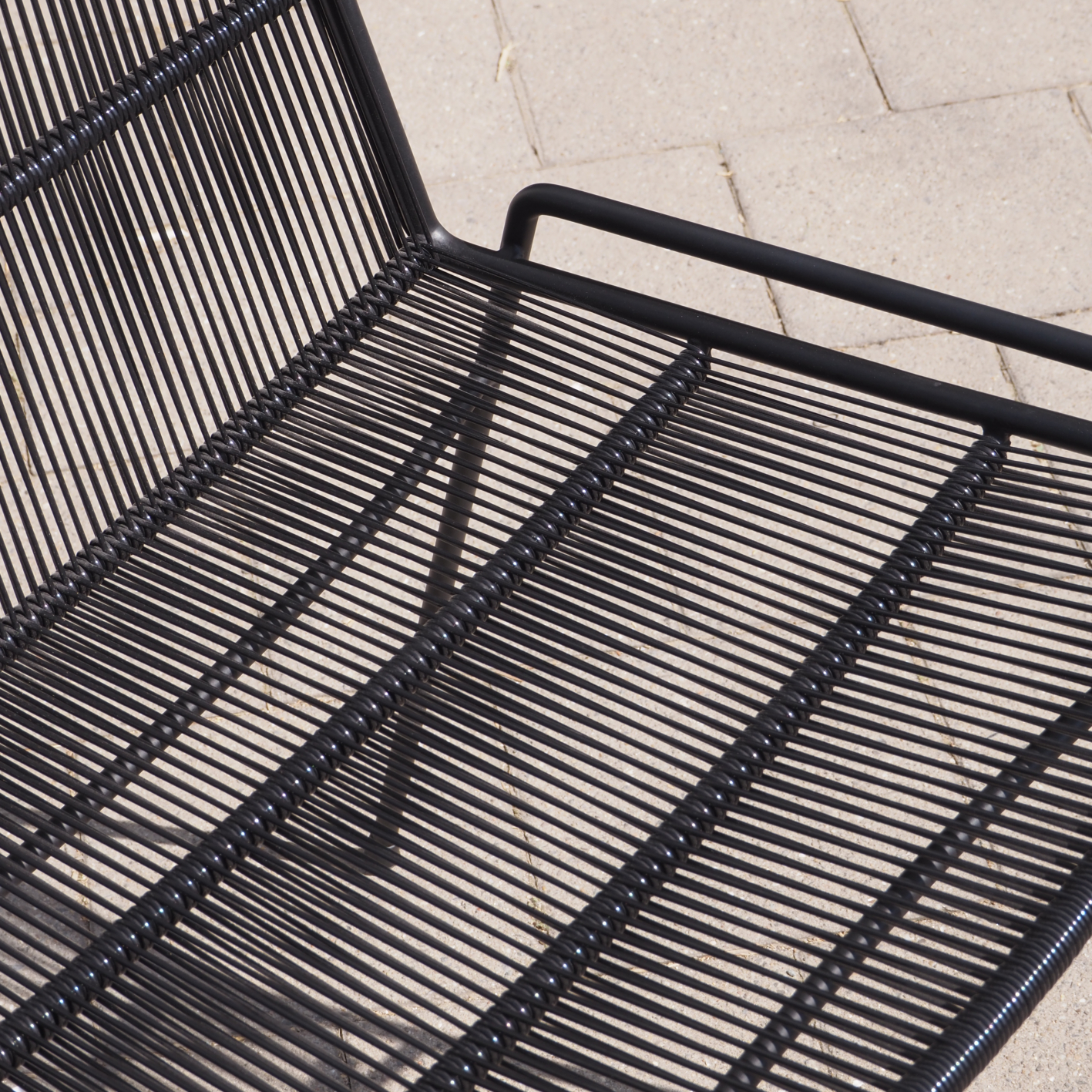 Exterior chair 'Abaco' by Paola Navone for Serax - Black/Black