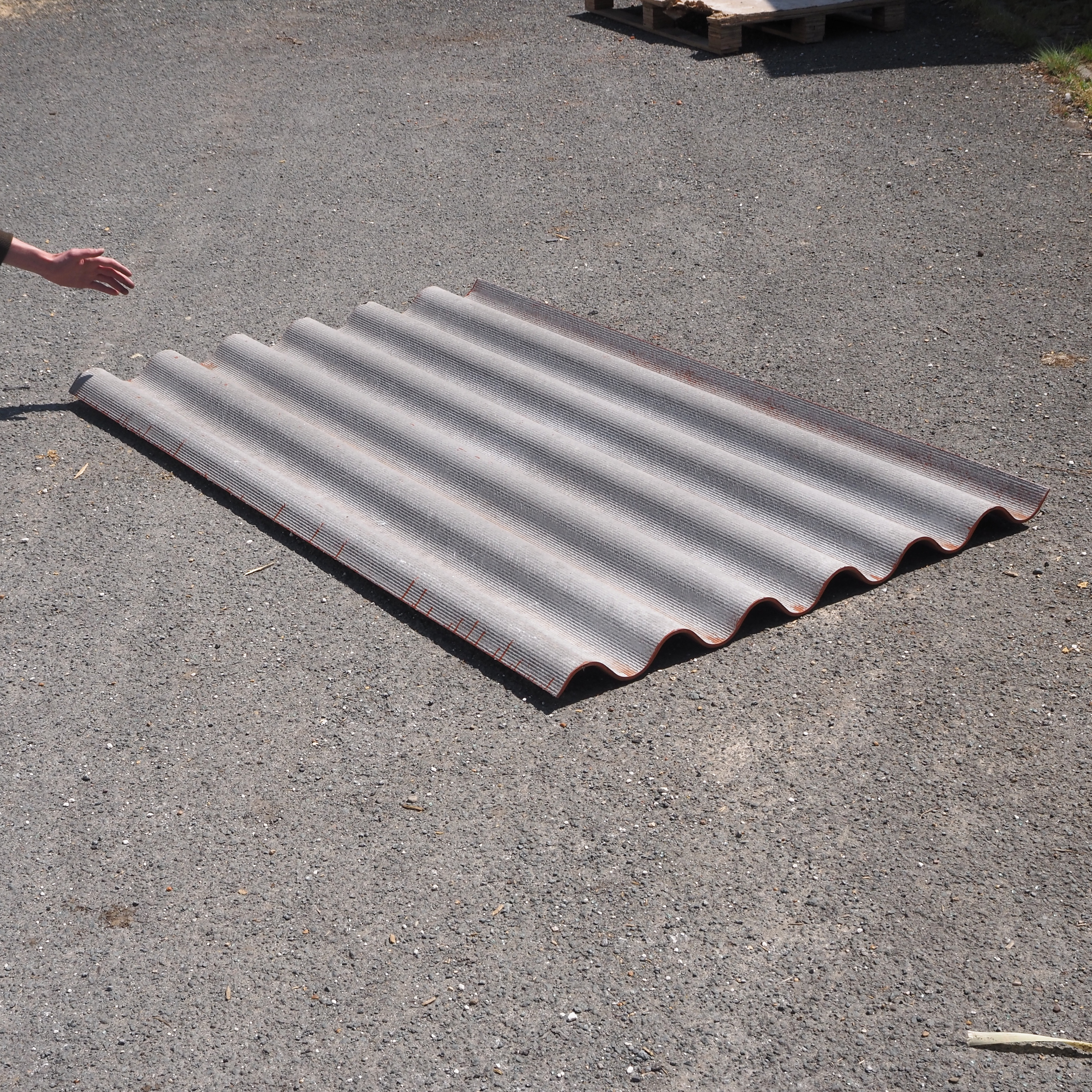 Corrugated bitumen roofing sheet 'Terracotta'