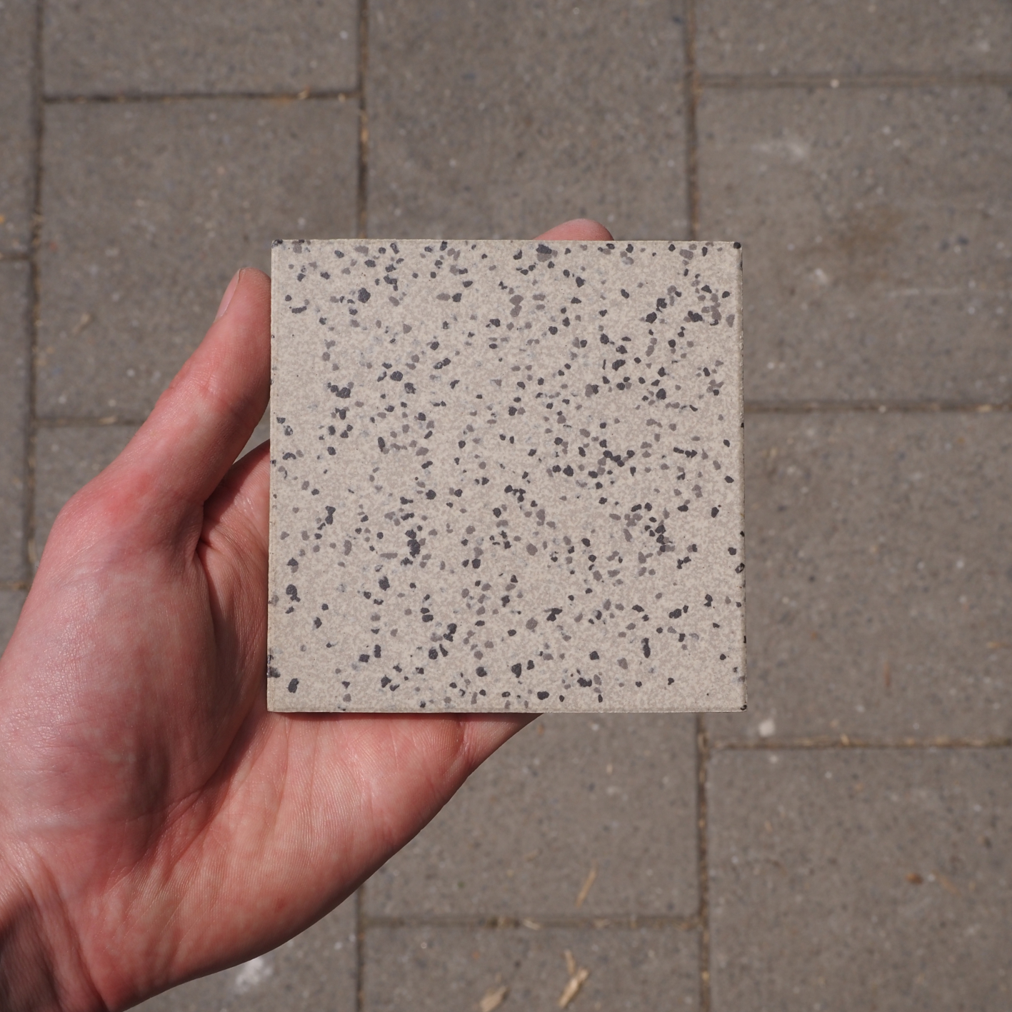 Batch of speckled stoneware wall tiles (± ?m2)