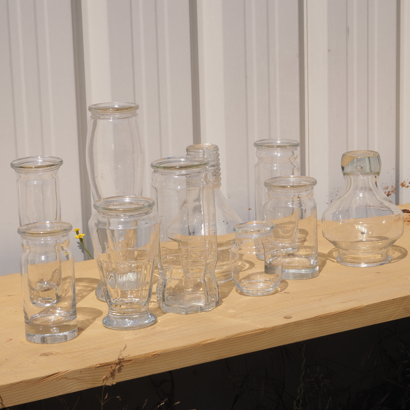 Glass pieces from Durobor Factory