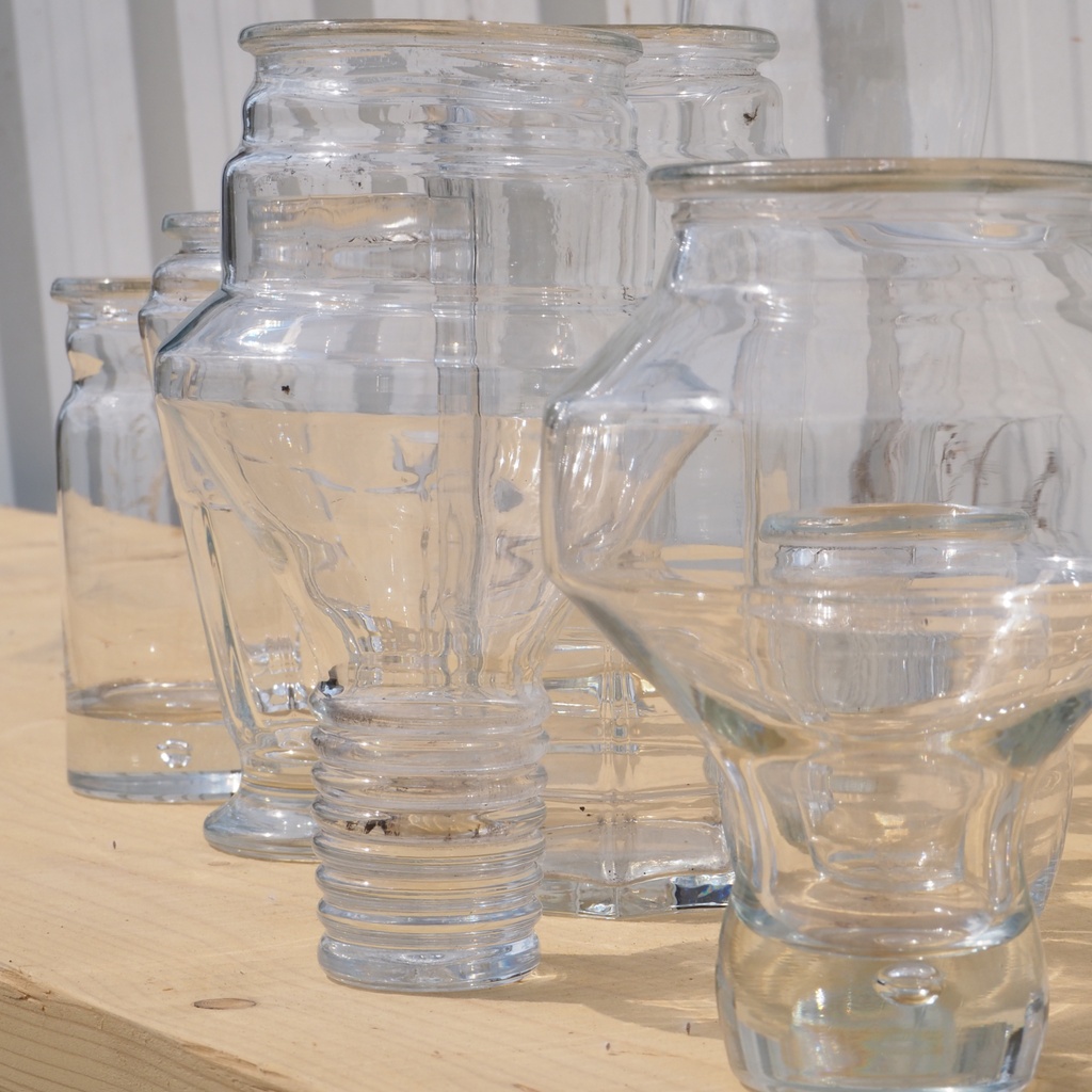 Glass pieces from Durobor Factory