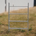 Workshop shelf in steel by Provost (4 modules) - Beige