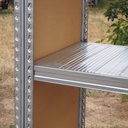 Shelf panel in galvanized steel for shelf 'Super 1-2-3' by Metalsistem (L. 89 cm)
