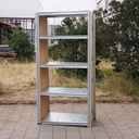 Beam in galvanized steel for shelf 'Super 1-2-3' by Metalsistem (L. 119,5 cm)
