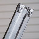 Beam in galvanized steel for shelf 'Super 1-2-3' by Metalsistem (L. 134,5 cm)