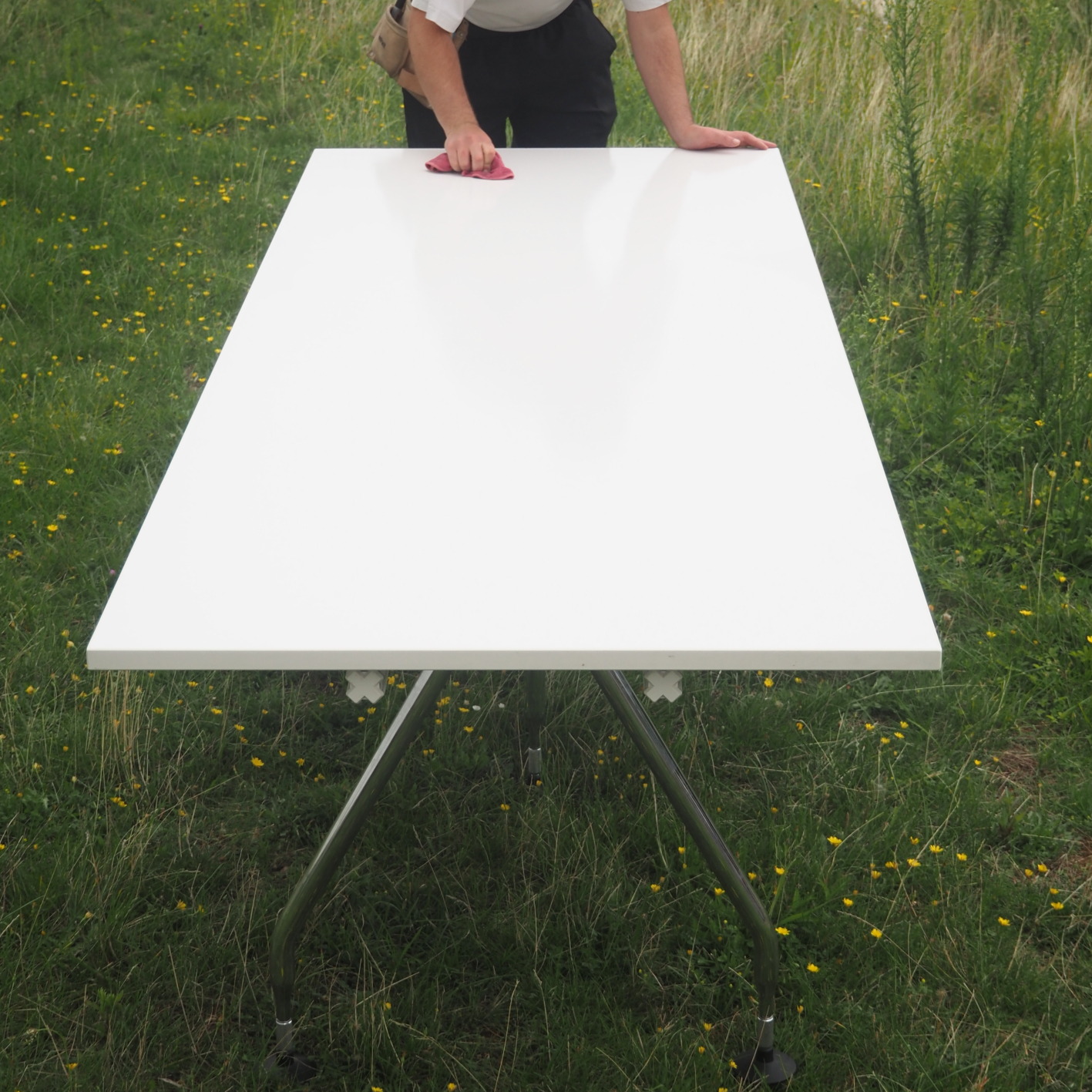 Office table 'Ad Hoc' by Antonio Citterio for Vitra (300 x 90 cm)