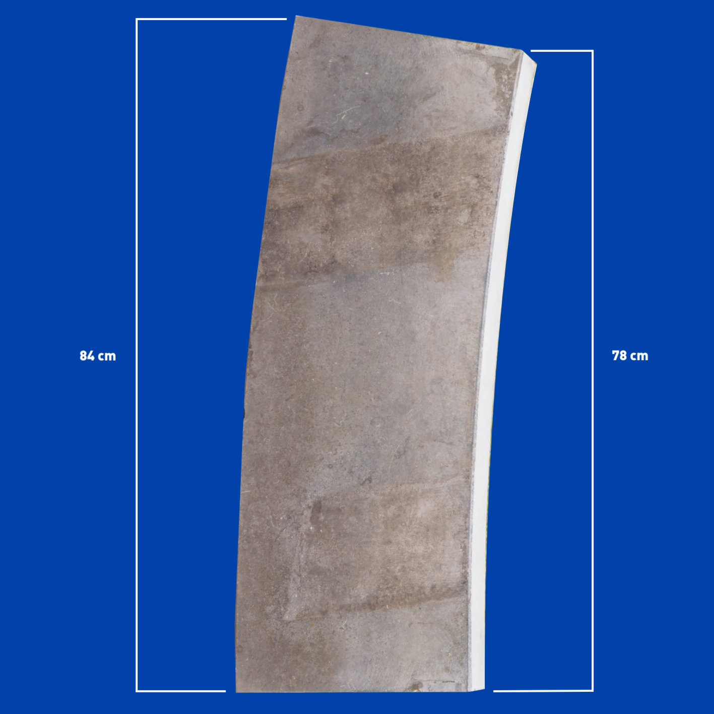 Blue Limestone from Blanckenberg station square