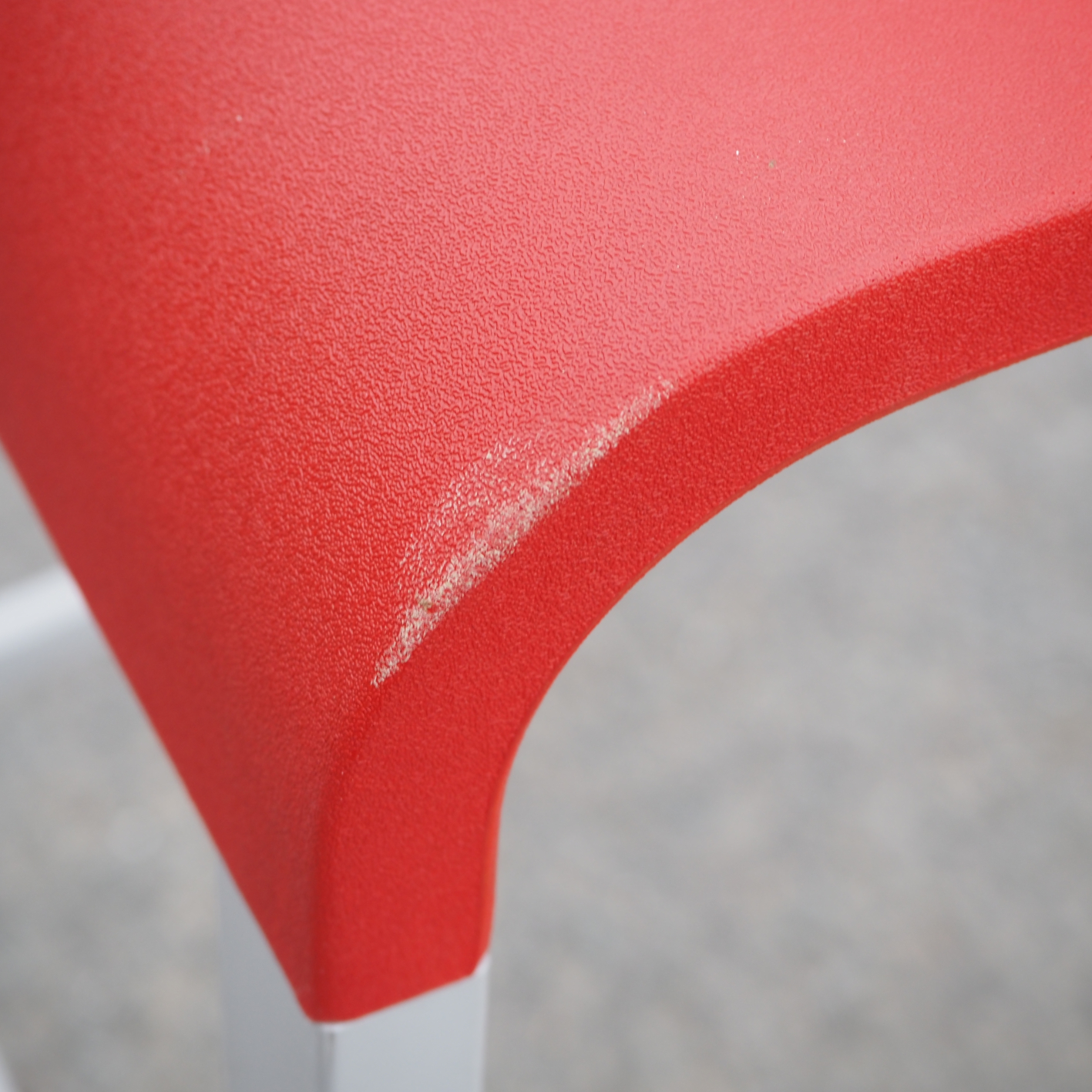 High chair '03' by Maarten Van Severen for Vitra - Red