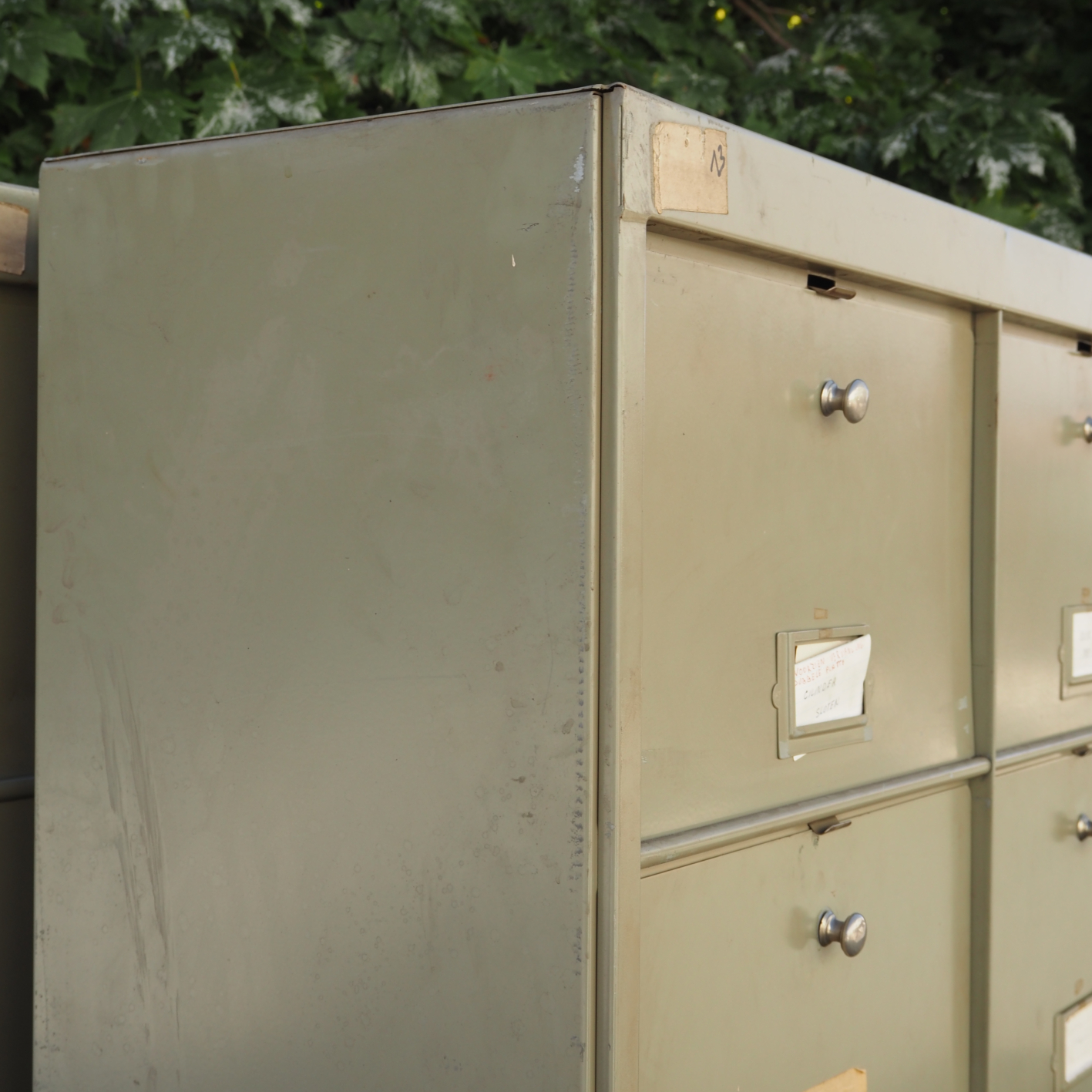 Industrial cabinet in steel by C. Lechat (ca. 1950)