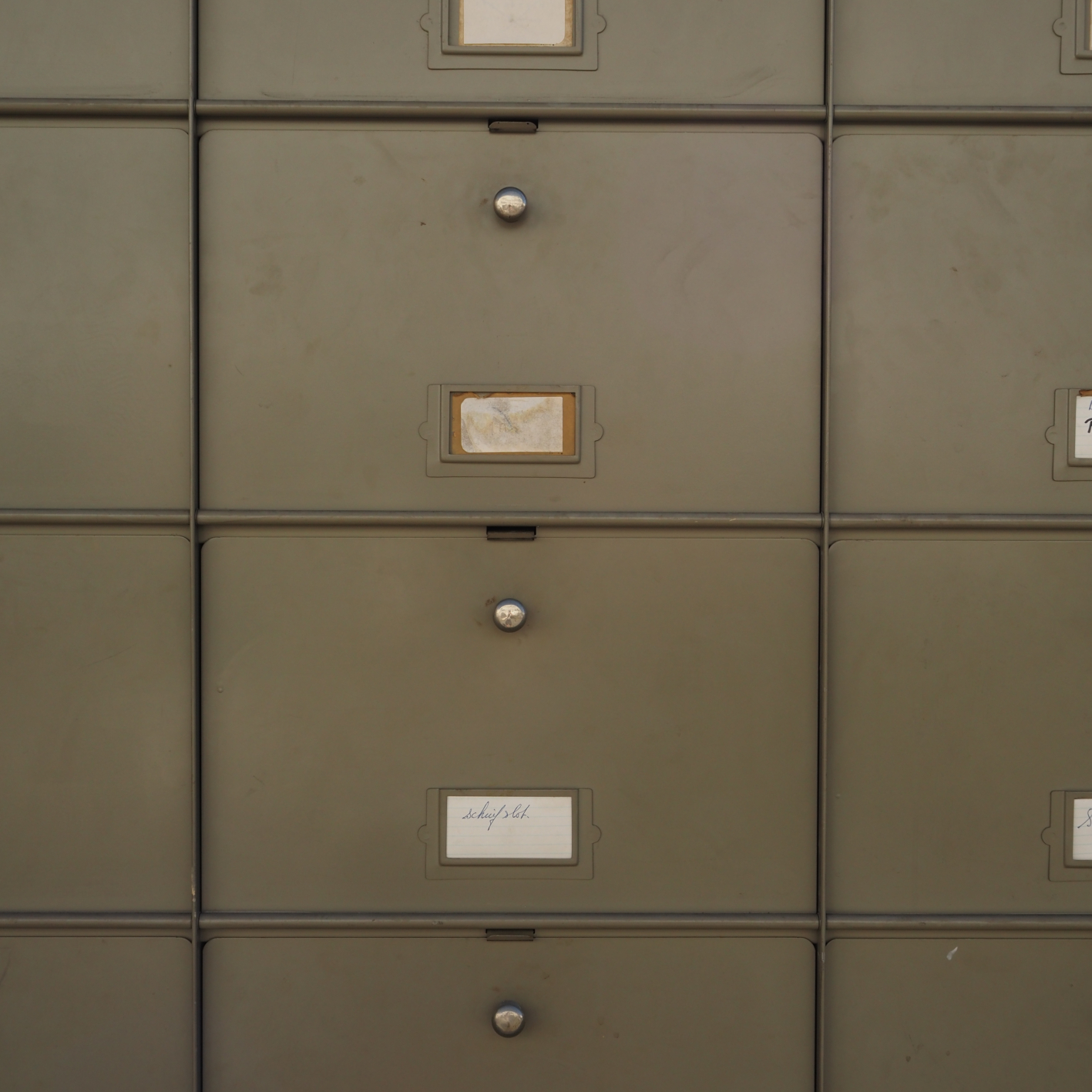 Industrial cabinet in steel by C. Lechat (ca. 1950)