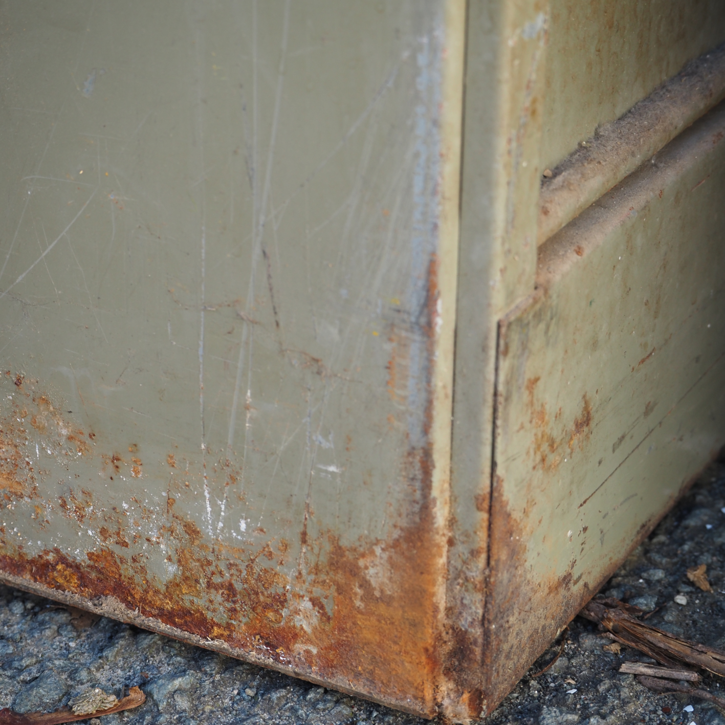 Industrial cabinet in steel by C. Lechat (ca. 1950)