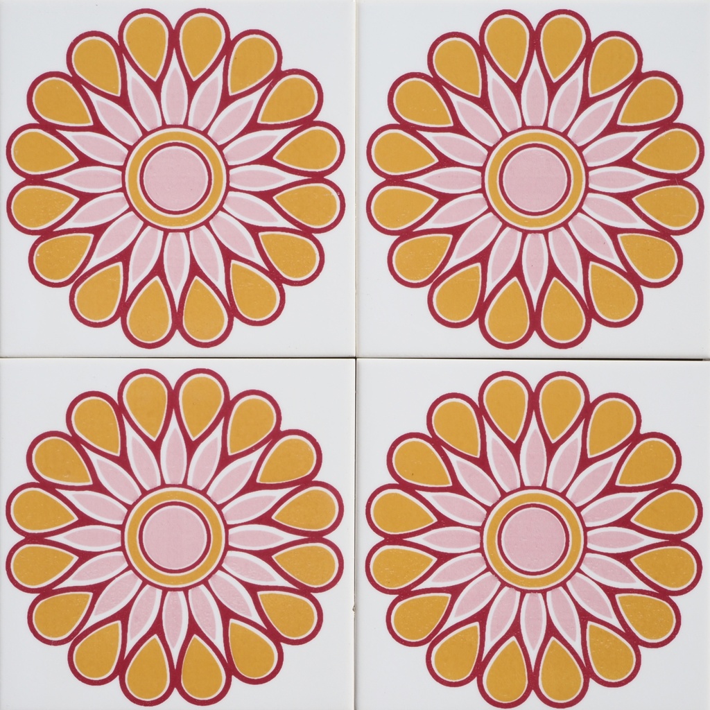 Wall tile by Villeroy & Boch (ca. 1970) - Orange