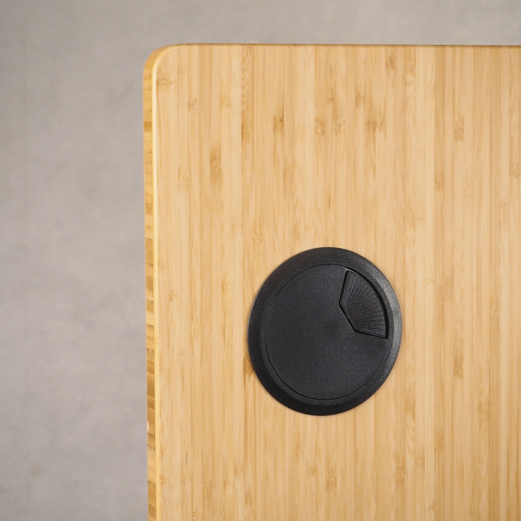 Board in cross laminated bamboo with cable holes (160 x 80 cm)