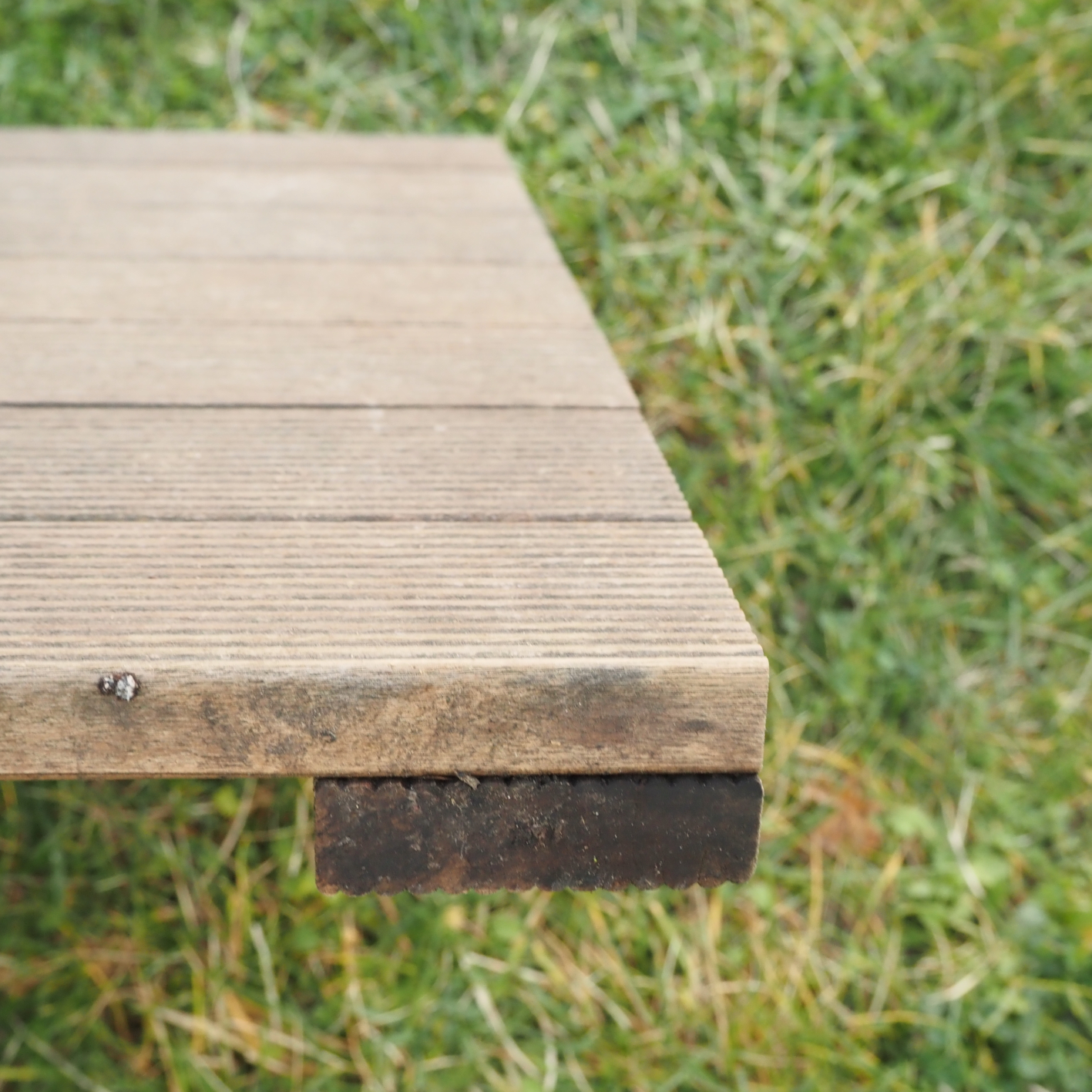 Terrace tile 'Jambi' in exotic wood (50 x 50 cm)