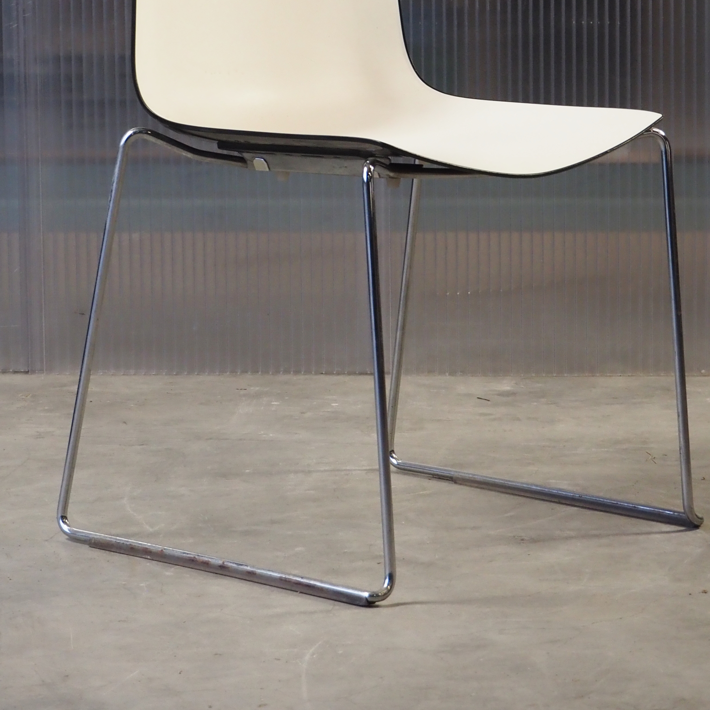 Stackable chair 'Catifa 46' by Lievore Altherr Molina for Arper (ca. 2004) - Black