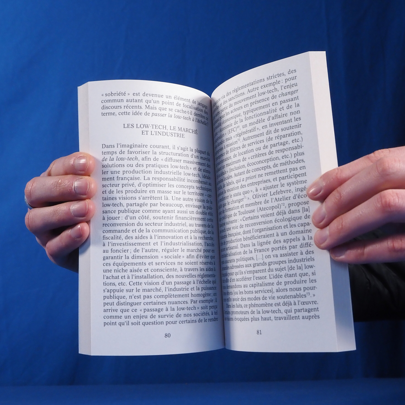 Book 'Perspectives low-tech' by Quentin Mateus &amp; Gauthier Rousshile