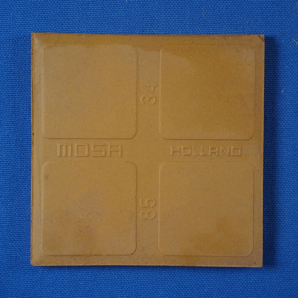 Brown ceramic tiles by Royal Mosa (10 x 10 cm)