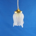 Hanging light 'Diane' in frosted glass