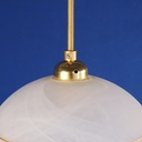 Hanging light 'Iliona' in frosted glass