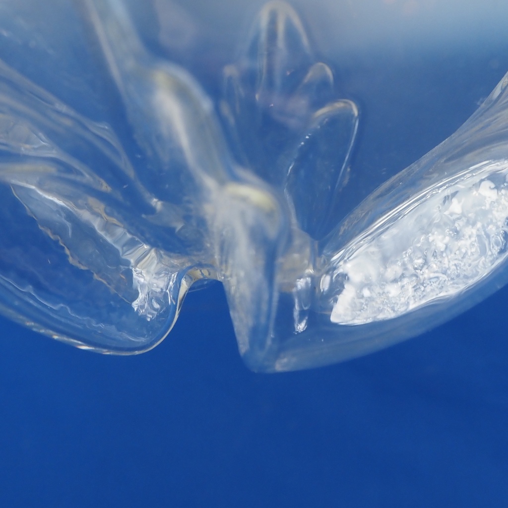 Hanging light by Mazzega in Murano glass (ca. 1970)