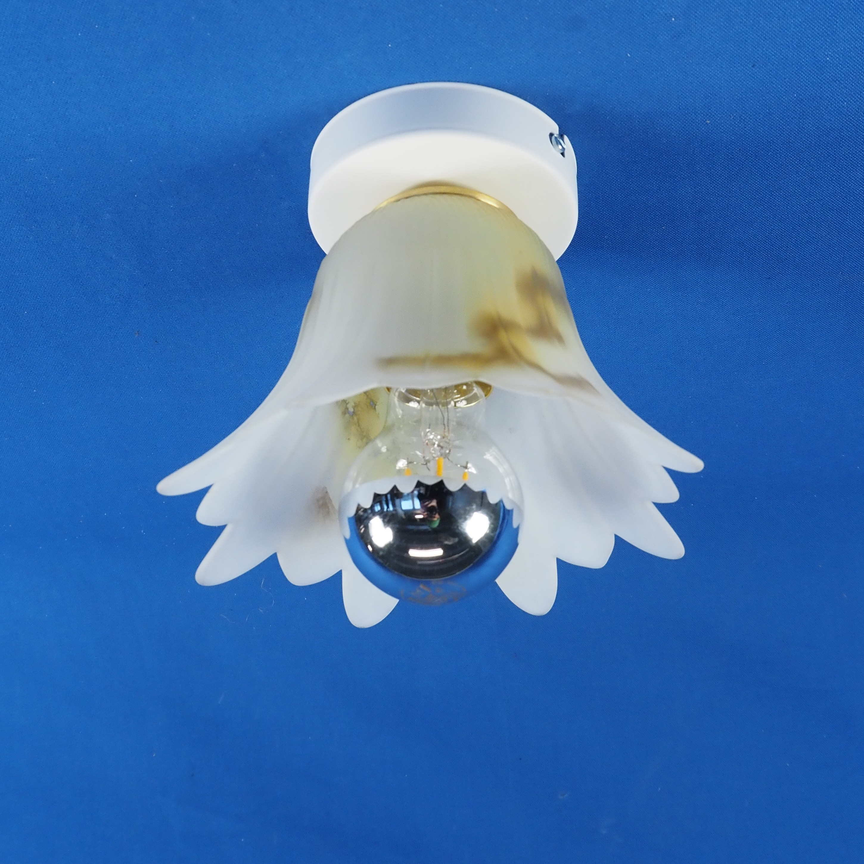 Wall/Ceiling light 'Amelia' in frosted glass