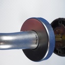 Door handle in chromed stainless steel by Ocariz