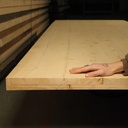 Glued laminated timber panel (5.5 cm thick - 270 cm length)
