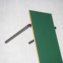 Bench in plywood and steel