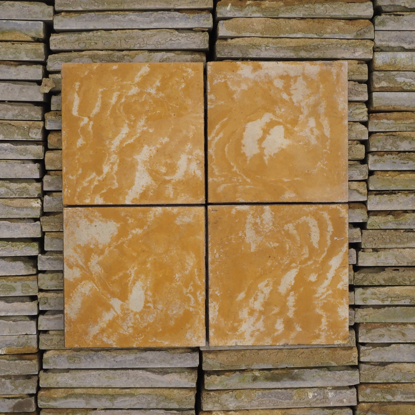 Cement tiles 'Altostratus' by Impermo (15 x 15 cm)