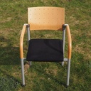 Stackable armchair 'Aluform_3' by Arge2 for Wiesner Hager